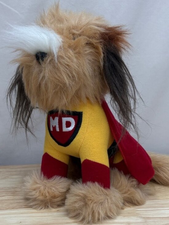 12” Vintage 1986 Plush Superhero Dog - Picture 1 of 8